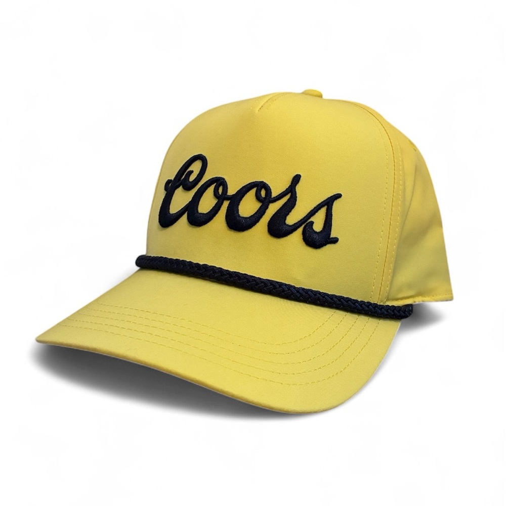 Coors American Needle Yellow Traveler Snapback Hat